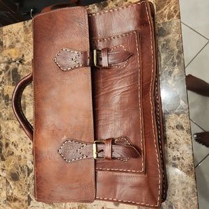 Leather messenger bag!!!